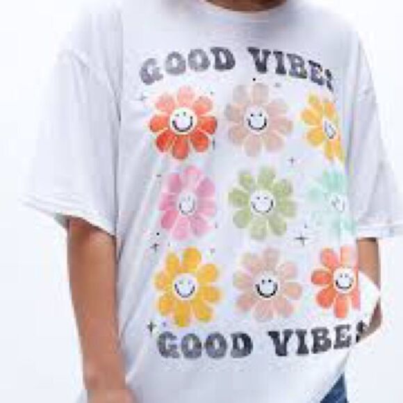 Pacsun Good Vibes Band Tee - Picture 1 of 3